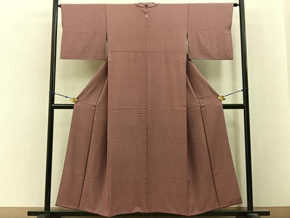 平和屋着物■江戸小紋　極小鮫小紋柄　正絹　逸品　BAAY3098hj