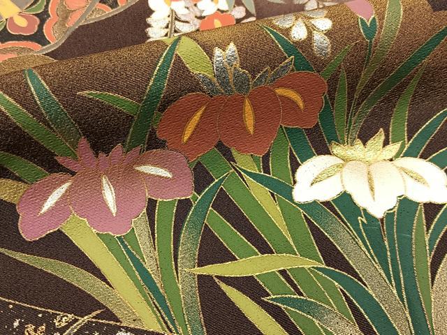 平和屋着物■豪華振袖　花車文　暈し染め　金銀彩　仮絵羽　逸品　未使用　BAAY3101hj