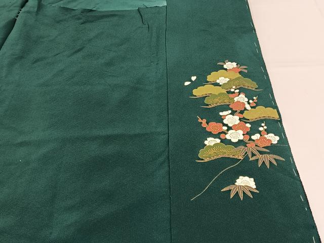平和屋着物■豪華振袖　花車文　暈し染め　金銀彩　仮絵羽　逸品　未使用　BAAY3101hj
