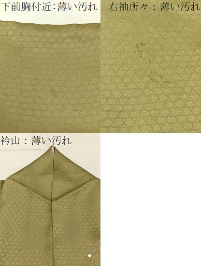 平和屋着物■訪問着　地紙貝桶花文　暈し染め　金彩　正絹　逸品　BAAY3108hj