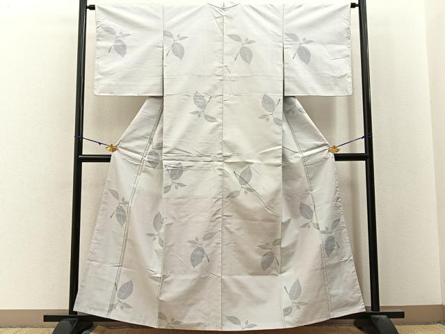 平和屋着物■上質な紬　蕾　正絹　逸品　未使用　BAAY3112hj