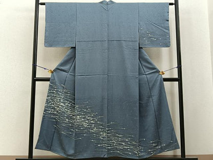 平和屋着物■訪問着　こぼれ松葉　正絹　逸品　BAAY3116hj