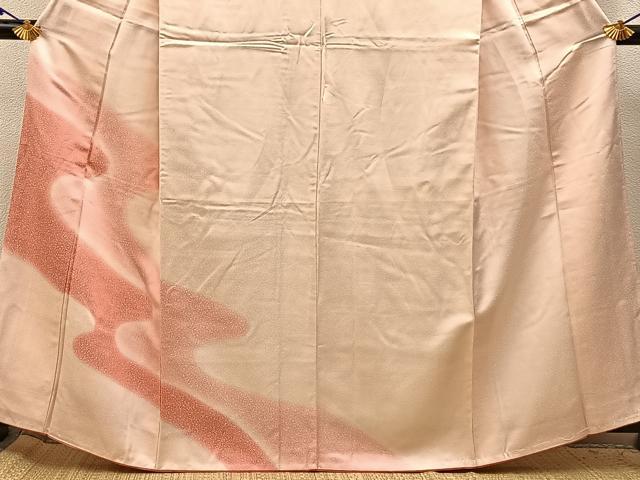 平和屋着物■訪問着　霞文　暈し染め　正絹　逸品　未使用　BAAY3117hj