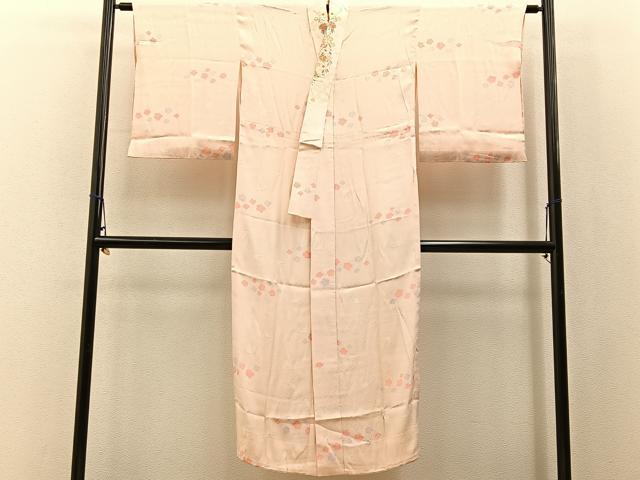 平和屋着物■大正の浮世絵師　竹久夢二　夢二ロマン　長襦袢　無双仕立て　飛鶴梅文　半衿刺繍　正絹　逸品　BAAY3127hj