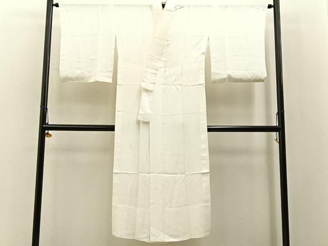 平和屋着物■長襦袢　単衣　花丸地紋　正絹　逸品　BAAY3128hj
