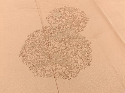 平和屋着物■中国三大刺繍　総相良刺繍　無地絵羽訪問着　花鳥文　虹色　正絹　逸品　BAAY3153hj