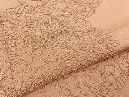 平和屋着物■中国三大刺繍　総相良刺繍　無地絵羽訪問着　花鳥文　虹色　正絹　逸品　BAAY3153hj