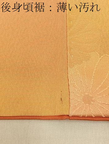 平和屋着物■上質な小紋　菊地紋　暈し染め　正絹　逸品　BAAY3162hj