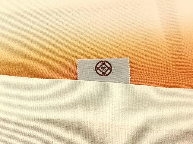 平和屋着物■上質な小紋　菊地紋　暈し染め　正絹　逸品　BAAY3162hj