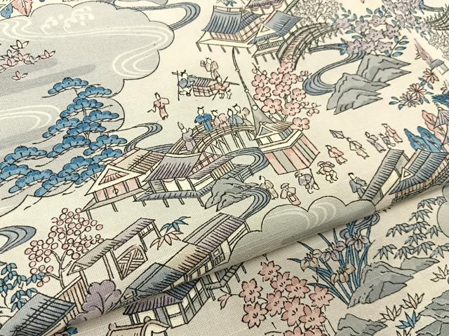 平和屋着物■上質な小紋　紬地　祇園祭　正絹　逸品　BAAY3170hj