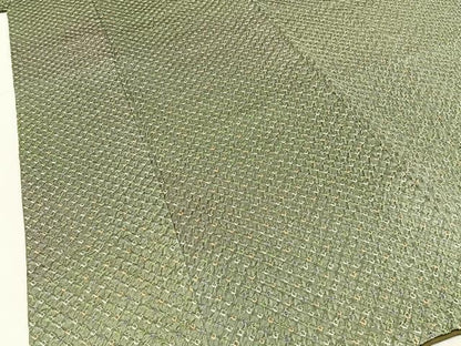 平和屋着物■上質な小紋　総絞り　菱文様　そごう百貨店扱い　正絹　逸品　BAAY3180hj