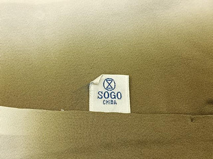 平和屋着物■上質な小紋　総絞り　菱文様　そごう百貨店扱い　正絹　逸品　BAAY3180hj