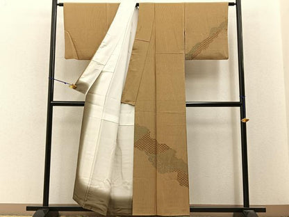 平和屋着物■伝統工芸士　保科信作　訪問着　道長有職文　正絹　逸品　BAAY3181hj