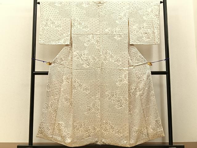 平和屋着物■上質な小紋　辻が花　絞り　正絹　逸品　BAAY3189hj