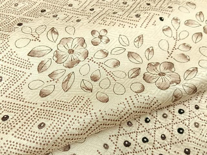 平和屋着物■上質な小紋　辻が花　絞り　正絹　逸品　BAAY3189hj