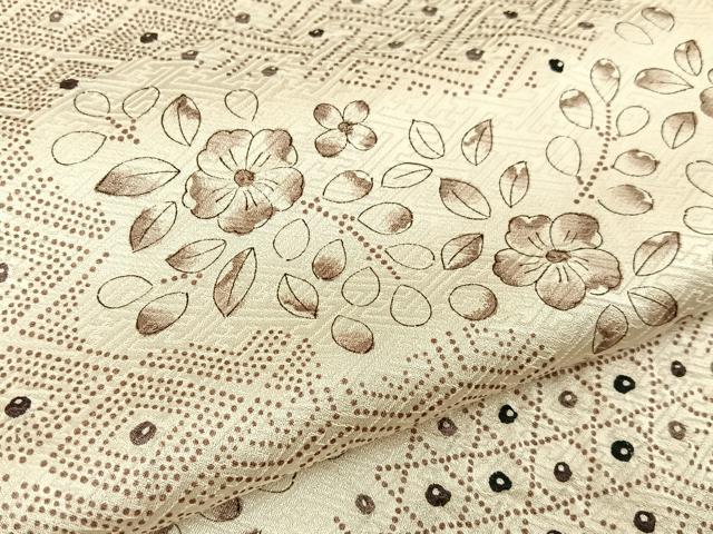 平和屋着物■上質な小紋　辻が花　絞り　正絹　逸品　BAAY3189hj