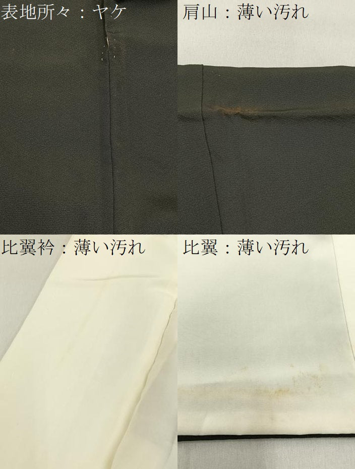 平和屋着物■本加賀友禅作家　談議所栄二　黒留袖　誰が袖花鳥文　ロング丈　正絹　逸品　BAAY3200hj