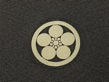 平和屋着物■本加賀友禅作家　談議所栄二　黒留袖　誰が袖花鳥文　ロング丈　正絹　逸品　BAAY3200hj