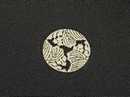 平和屋着物■豪華黒留袖　刺繍　浜松文　暈し染め　金銀彩　正絹　逸品　BAAY3201hj