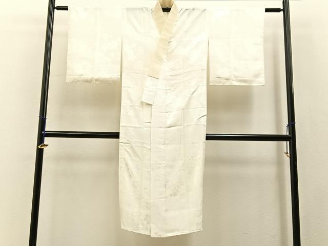 平和屋着物■長襦袢　無双仕立て　舞桜地紋　やまと誂製　正絹　逸品　未使用　BAAY3205hj