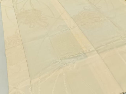 平和屋着物■振袖用長襦袢　無双仕立て　飾花地紋　暈し染め　正絹　逸品　BAAY3221hj