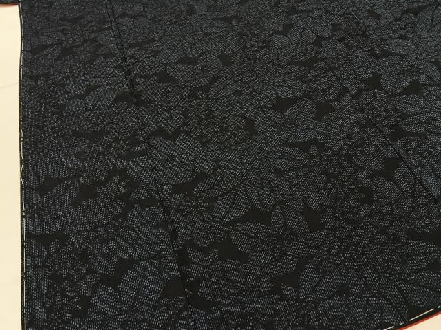 平和屋着物■結城紬　花尽くし　正絹　逸品　未使用　BAAY3239hj