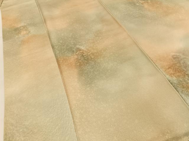 平和屋着物■上質な小紋　霞文　暈し染め　正絹　逸品　BAAY3242hj