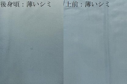 平和屋着物■男性　長襦袢　袷　手描き　風景文　暈し染め　正絹　逸品　BAAY3248hj