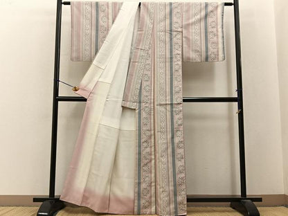 平和屋着物■上質な紬　吉祥間道　正絹　逸品　BAAY3251hj