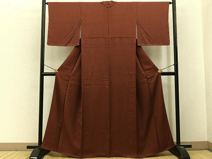 平和屋着物■江戸小紋　極小鮫小紋柄　正絹　逸品　BAAY3255hj