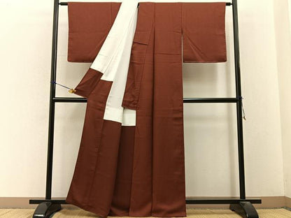 平和屋着物■江戸小紋　極小鮫小紋柄　正絹　逸品　BAAY3255hj