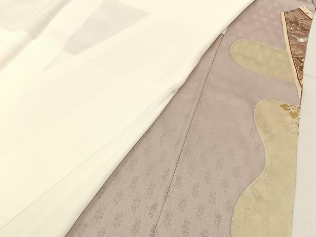 平和屋着物■豪華色留袖　鳳凰花文　金彩　正絹　逸品　BAAY3267hj