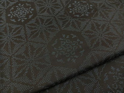平和屋着物■本場大島紬　亀甲花文　正絹　逸品　BAAY3276hj