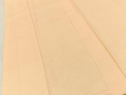 平和屋着物■上質な色無地　蜂蜜色　正絹　逸品　BAAY3280hj