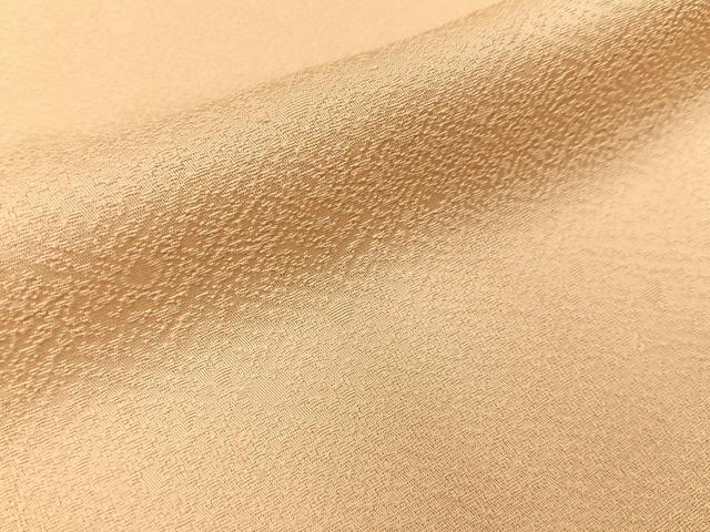 平和屋着物■上質な色無地　蜂蜜色　正絹　逸品　BAAY3280hj