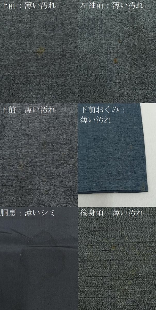 平和屋着物■男性　紬　霞文　正絹　逸品　BAAY3284hj