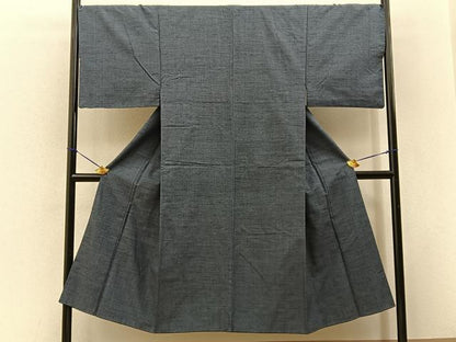 平和屋着物■男性　紬　霞文　正絹　逸品　BAAY3284hj