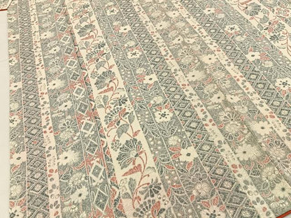平和屋着物■上質な小紋　辻が花　鬼しぼ縮緬　正絹　逸品　BAAY3285hj