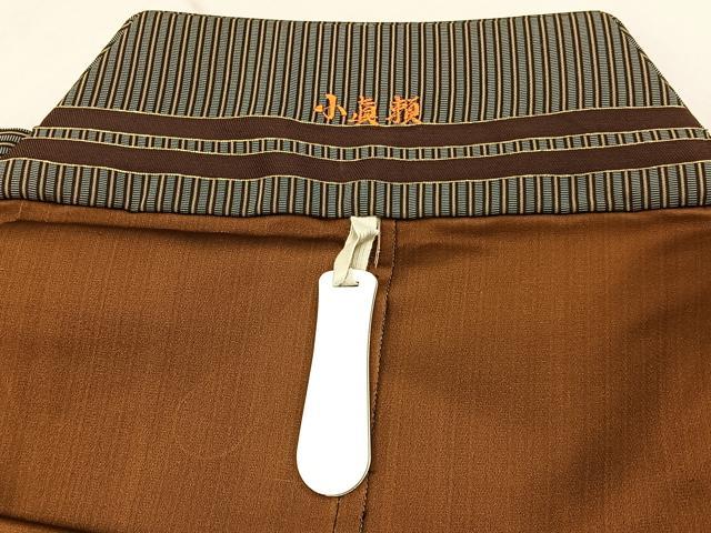 平和屋着物●男性　行灯袴　縞　正絹　逸品　BAAY3315hj
