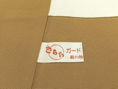 平和屋着物■上質な小紋　菱花文　正絹　逸品　BAAY3319hj