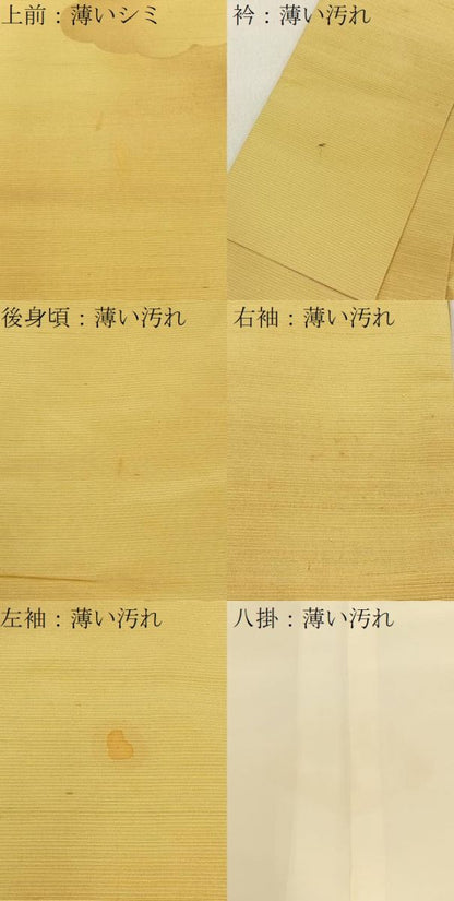 平和屋着物■上質な小紋　紬地　雲重ね文　正絹　逸品　BAAY3321hj