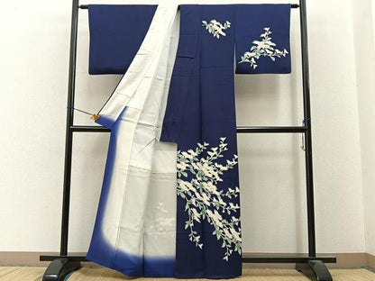 平和屋着物■訪問着　刺繍　裏菊　正絹　逸品　BAAY3324hj