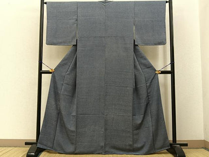 平和屋着物■古橋慶一　江戸小紋　鮫小紋柄　正絹　逸品　BAAY3328hj
