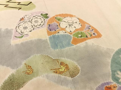 平和屋着物■豪華色留袖　辻が花　絞り　金彩　正絹　逸品　BAAY3331hj