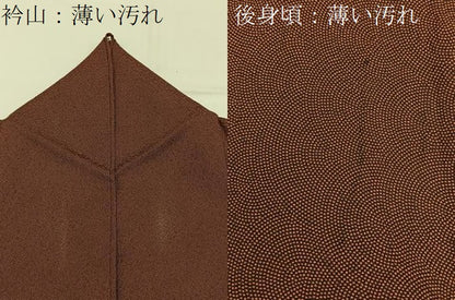 平和屋着物■江戸小紋　極小鮫小紋柄　正絹　逸品　BAAY3342hj