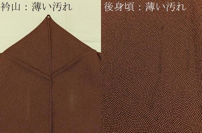 平和屋着物■江戸小紋　極小鮫小紋柄　正絹　逸品　BAAY3342hj