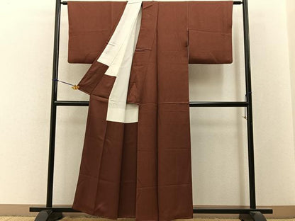 平和屋着物■江戸小紋　極小鮫小紋柄　正絹　逸品　BAAY3342hj
