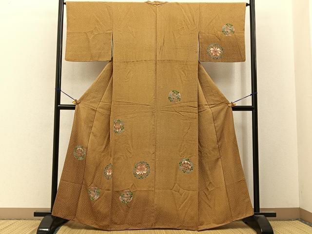 平和屋着物■訪問着　宝相華　暈し染め　正絹　逸品　BAAY3351hj