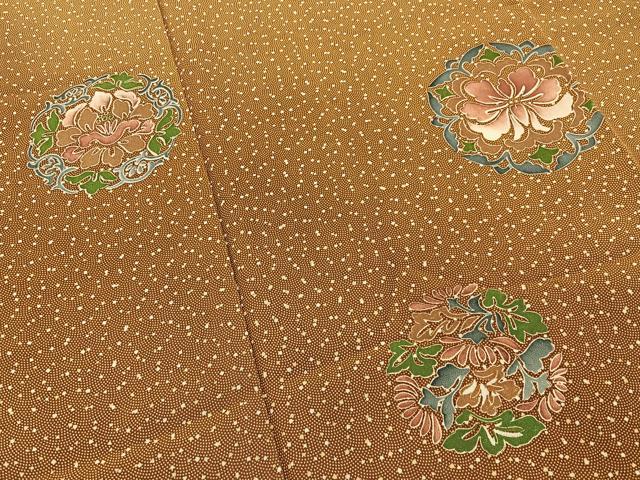平和屋着物■訪問着　宝相華　暈し染め　正絹　逸品　BAAY3351hj