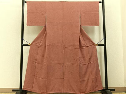 平和屋着物■伝統工芸士　石塚幸生　江戸小紋　大小あられ　正絹　逸品　BAAY3357hj